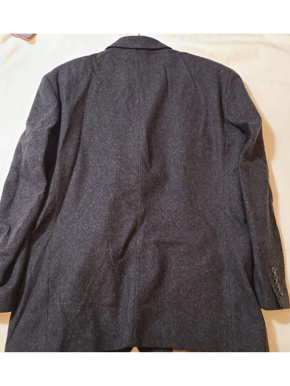 Gianfranco Ruffini Italy Cashmere Blend Blazer Mens Sz 42R Gray Wool Sport Coat